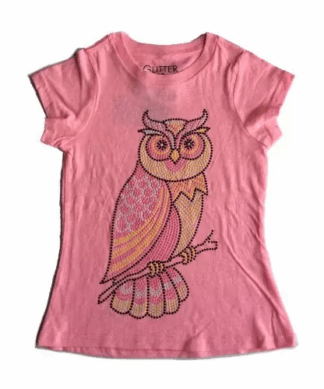 Generic Glitter Dotted Owl Tee