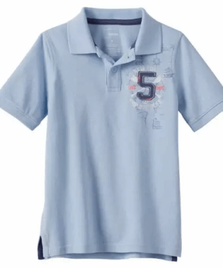 Sonoma Boy's Pique Polo - Blue