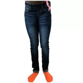 Revolution By Revolt Cuffed Skinny Jeans - Blue