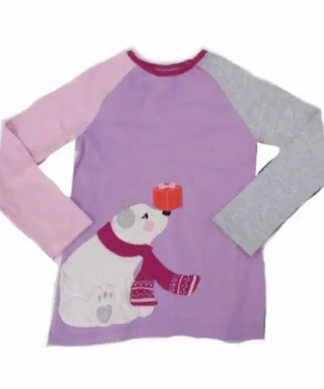 Falls Creek Tunic Top For Girls With Pb - Multicolour
