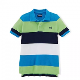 CHAPS Pique Striped Polo - Multicolour