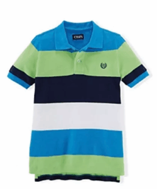 CHAPS Pique Striped Polo - Multicolour
