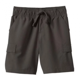 Solid Cargo Shorts - Brown