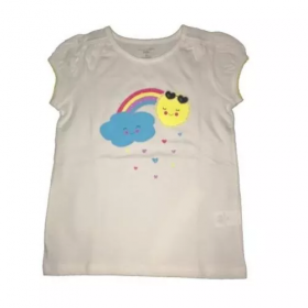 Girls' Top with Rainbow