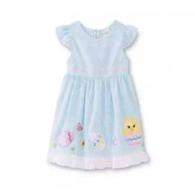 Youngland Toddler Girls' Seersucker Dress