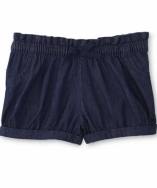 Infant Toddler Girl's Chambray Shorts