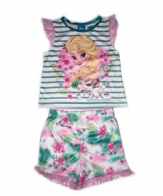 Disney Frozen Girls Pyjama Set - 2 Pcs