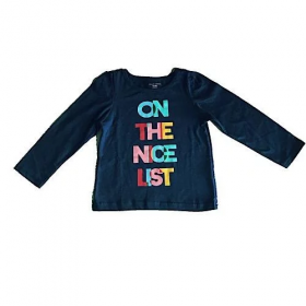 Falls Creek Girls Long Sleeve Tee - Navy Blue