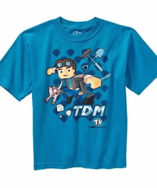 Tube Heroes Boys Character Graphic Tee - Blue