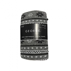George Girl's Cotton Tight Pop Sock - Grey