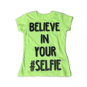 Girl's Print Top - Green