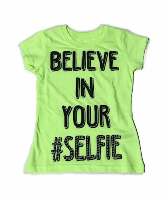 Girl's Print Top - Green
