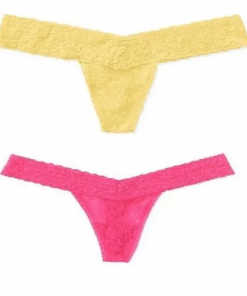 2pc Lace Thong Pants