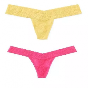 2pc Lace Thong Pants