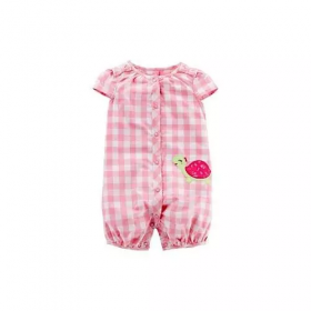 Carter's Child Of Mine Check Baby Girl Sunsuit