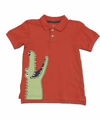 Falls Creek Boy's Pique Polo - Orange
