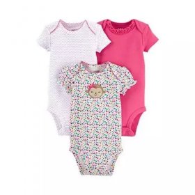 Carter's Child Of Mine Baby Girl Bodysuit 3pk