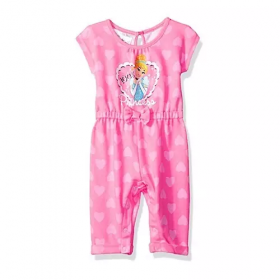 Disney Girls Cinderella Romper With Hearts