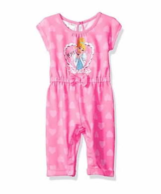 Disney Girls Cinderella Romper With Hearts