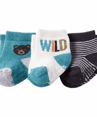 Carter's Baby Boy 3pk Socks - Multicolour