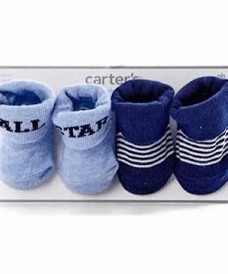 Carter's All Star Baby Boy Booties - Blue