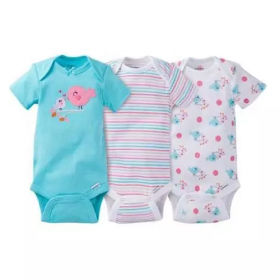 Baby Girl Onesies Bodysuits Variety - 3-Packs