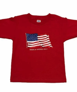 Boys 'Made In USA' T-Shirt - Red
