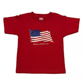 Boys 'Made In USA' T-Shirt - Red