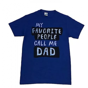 My Favourite People Call Me Dad Graphic Tee - Royal Blue
