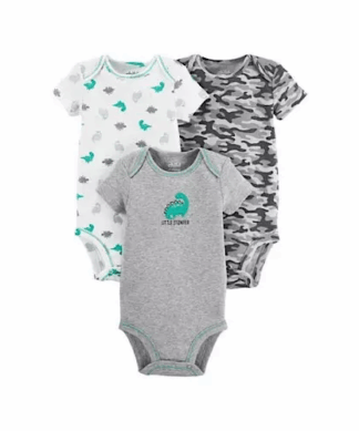 Carter's Child Of Mine Baby Boys' Bodysuits - Pack of 3