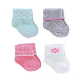 Carter's Child Of Mine Girls Socks - Pack Of 4