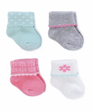 Carter's Child Of Mine Girls Socks - Pack Of 4