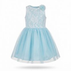 Holiday Editions Girls Lace Bodice Tutu Dress - Powder Blue