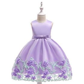 Girls Special Occasion Dress-Lilac