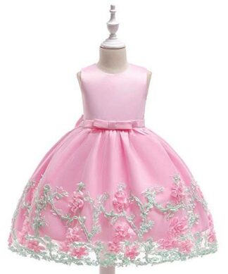 Girls Special Occasion Dress-Pink