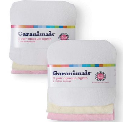 Garanimals Baby Toddler Girls Opaque Popsocks Tights