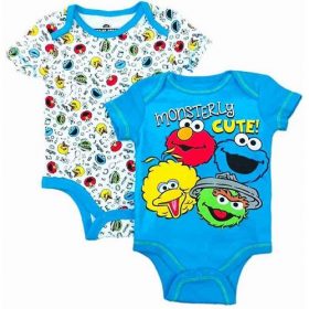 Sesame Street Baby Bodysuit -2 Pack