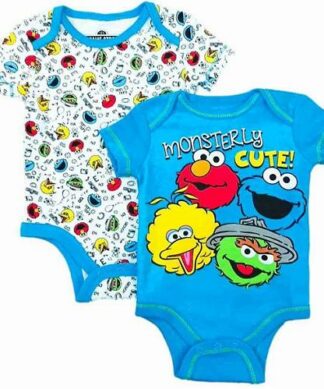 Sesame Street Baby Bodysuit -2 Pack