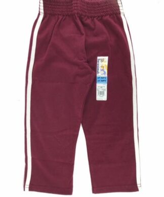 Garanimals Toddler Boy Jersey Tape Athletic Pants Sweatpants Joggers (Wine)