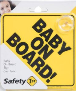 Safety 1st Baby on Board Safety Sign -Yellow