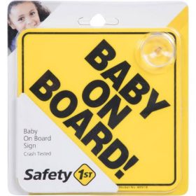 Safety 1st Baby on Board Safety Sign -Yellow