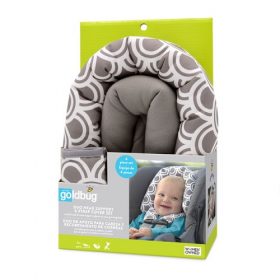 On The Goldbug Grey Duo Car Seat, Stroller, Bouncer 2-in 1 Baby Head & Neck Support