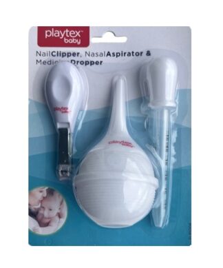 Playtex Baby Healthcare Kit With Nasal Aspirator, Nail Clipper & Medicine Dropper