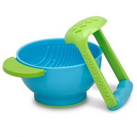 NUK Baby Mash & Serve Bowl With Masher To Prep & Serve Baby Food