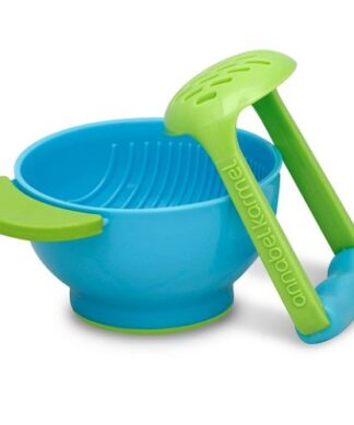 NUK Baby Mash & Serve Bowl With Masher To Prep & Serve Baby Food