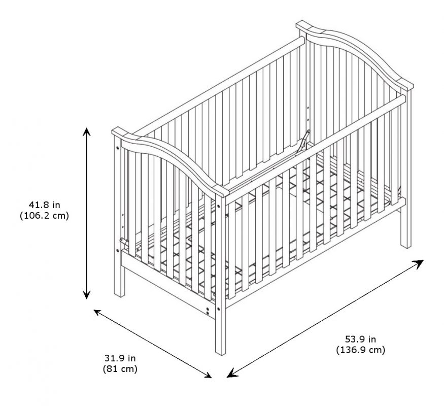 Graco Ashland Classic 3 In 1 Convertible Baby Crib - KIDS BESTPRICE