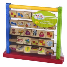 Spark Wooden Alphabet, Number & Word Flips