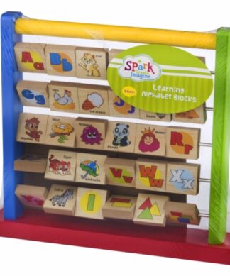 Spark Wooden Alphabet, Number & Word Flips