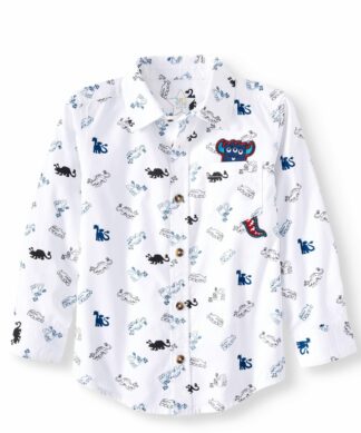 Garanimals 365 Kids Boys Print Button Down Shirt