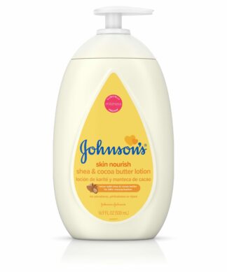 Johnson's Dry Skin Baby Lotion With Shea Butter & Cocoa Butter -16.9Fl.oz